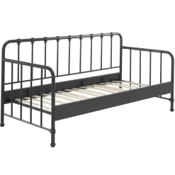 Kabinenbett Bronxx Metall 90x200 - mattschwarz