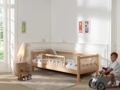 Kabinenbett Forrest 90x200 cm mit Bettgitter - Buche