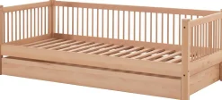 Kabinenbett Forrest 90 x 200 cm mit Rollbett - Buche