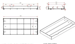 Kabinenbett Friedrich 90x200 mit 3 Schubladen und Unterbett aus Kiefer - weiß
