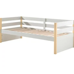 Kabinenbett Maggie 90 x 200 mit Bettkasten Kiefer - weiß