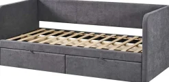Kabinenbett Parma - 90x200cm - mit 2 Schubladen - grau