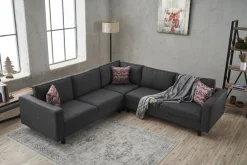 Kale Ecksofa | BUCHENHOLZ | Anthrazit