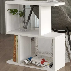 Karinus Beistelltisch | 100 % MELAMIN | Weiß