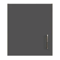 Küchenhängeschrank Sorrella 50cm 1 Tür - Anthrazit/Eiche