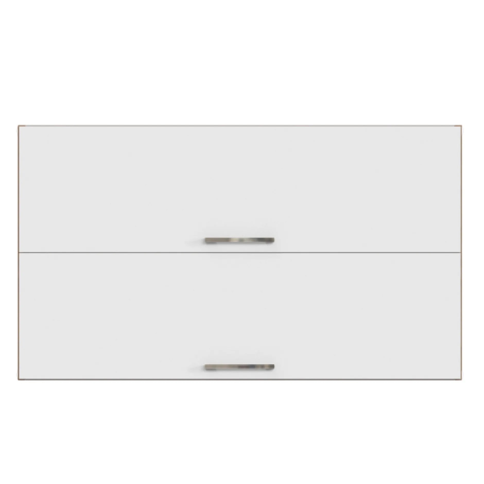 Küchenhängeschrank Sorrella 100cm mit 2 Flügeltüren - weiß/Eiche