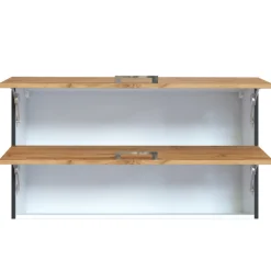 Küchenhängeschrank Sorrella 100cm mit 2 Flügeltüren - Eiche/Graphit