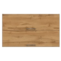 Küchenhängeschrank Sorrella 100cm mit 2 Flügeltüren - Eiche/Graphit