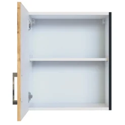 Küchenhängeschrank Sorrella 50cm 1 Tür - Eiche/Graphit