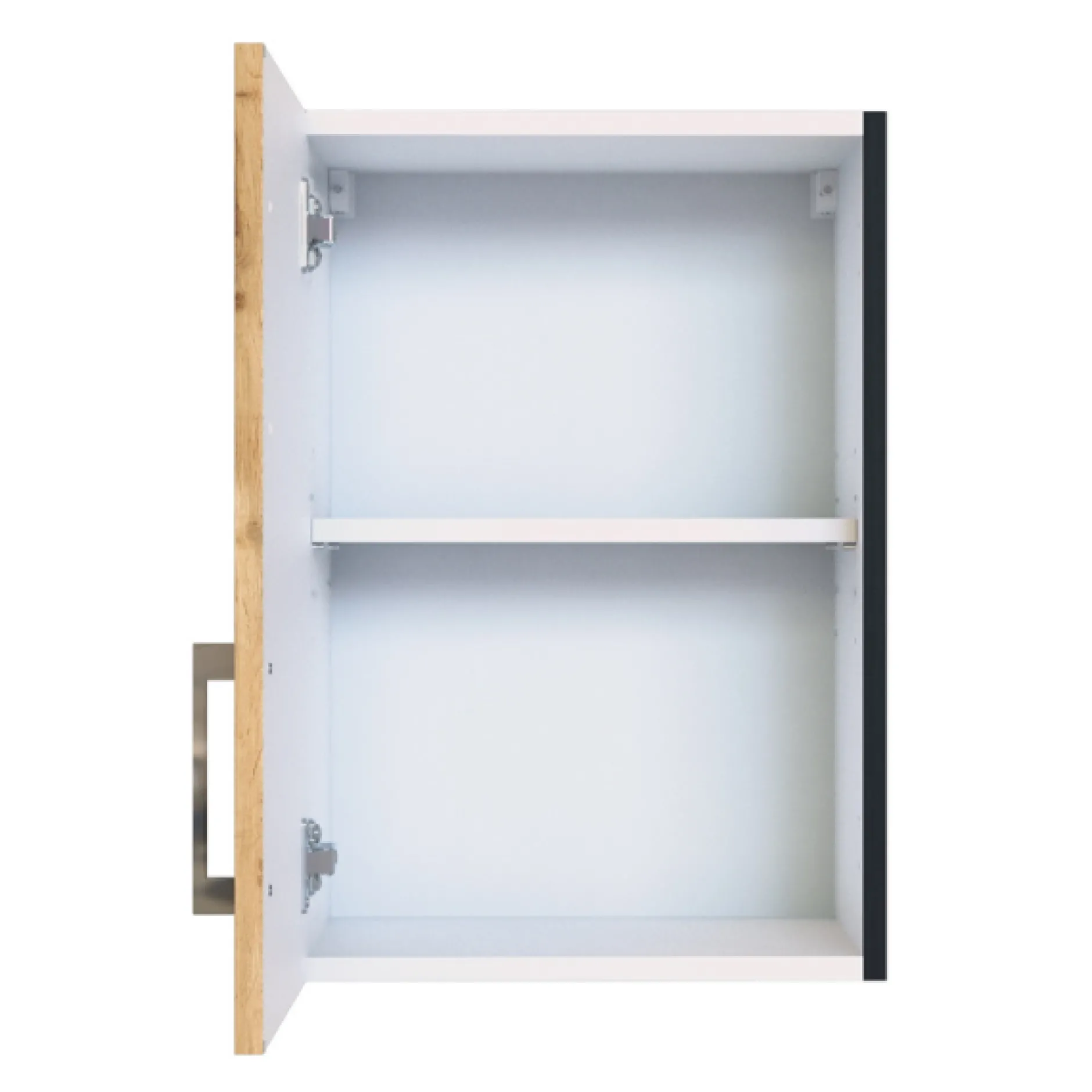 Küchenhängeschrank Sorrella 40cm 1 Tür - Eiche/Graphit