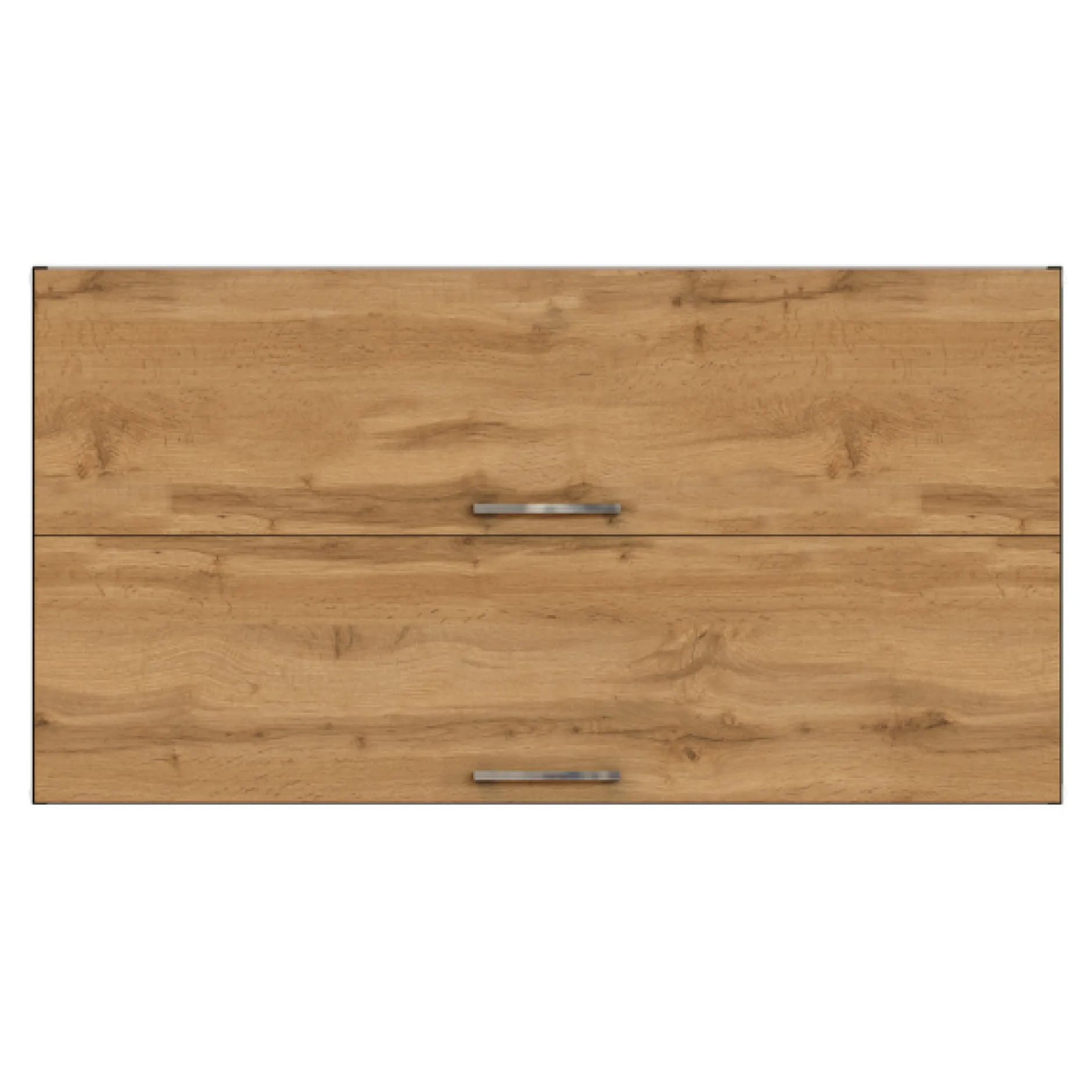 Küchenhängeschrank Sorrella 110cm mit 2 Flügeltüren - Eiche/Graphit
