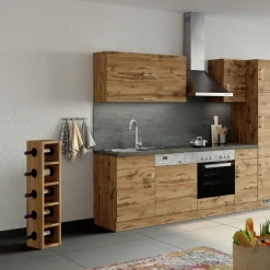 Küchenhängeschrank Sorrella 110cm mit 2 Flügeltüren - Eiche