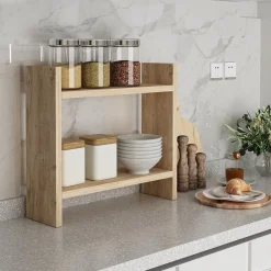 Küchenregal Denver - 100% MELAMINE - Atlantische Kiefer - 34 x 10 x 30 cm