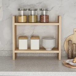 Küchenregal Denver - 100% MELAMINE - Atlantische Kiefer - 34 x 10 x 30 cm