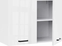Küchenschrank Bianco - 80x36x58cm - 2 Türen - Hochglanz weiß