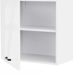 Küchenschrank Bianco - 60x36x58cm - 1 Tür - Hochglanz weiß
