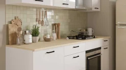 Küchenschrank Bianco - 60x60x90cm - 1 Tür - Hochglanz weiß
