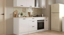 Küchenschrank Bianco - 60x60x90cm - 1 Tür - Hochglanz weiß