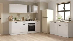 Küchenschrank Bianco - 40x60x90cm - 1 Tür und 1 Schublade - Hochglanz weiß