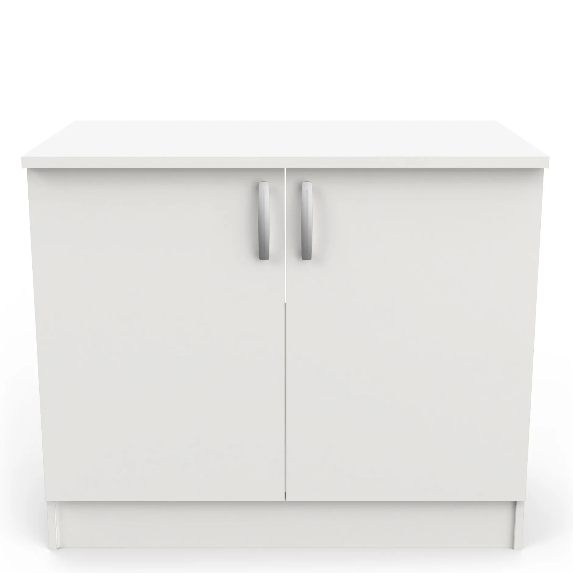 Küchenschrank Nova - 100x60x85 cm - Weiß/Eiche