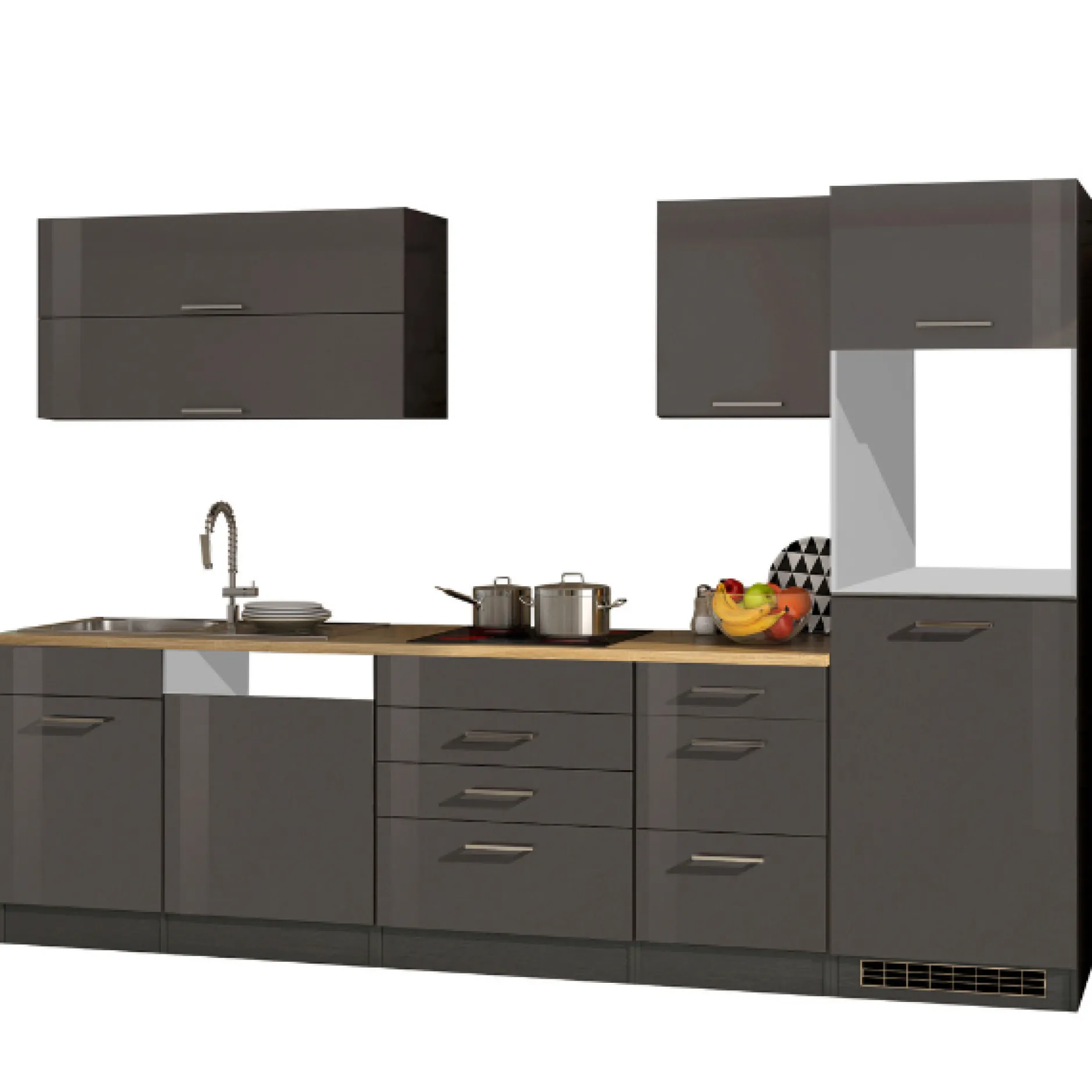 Küchenset Mailand | Geräte nicht enthalten | Sonoma Grey Oak