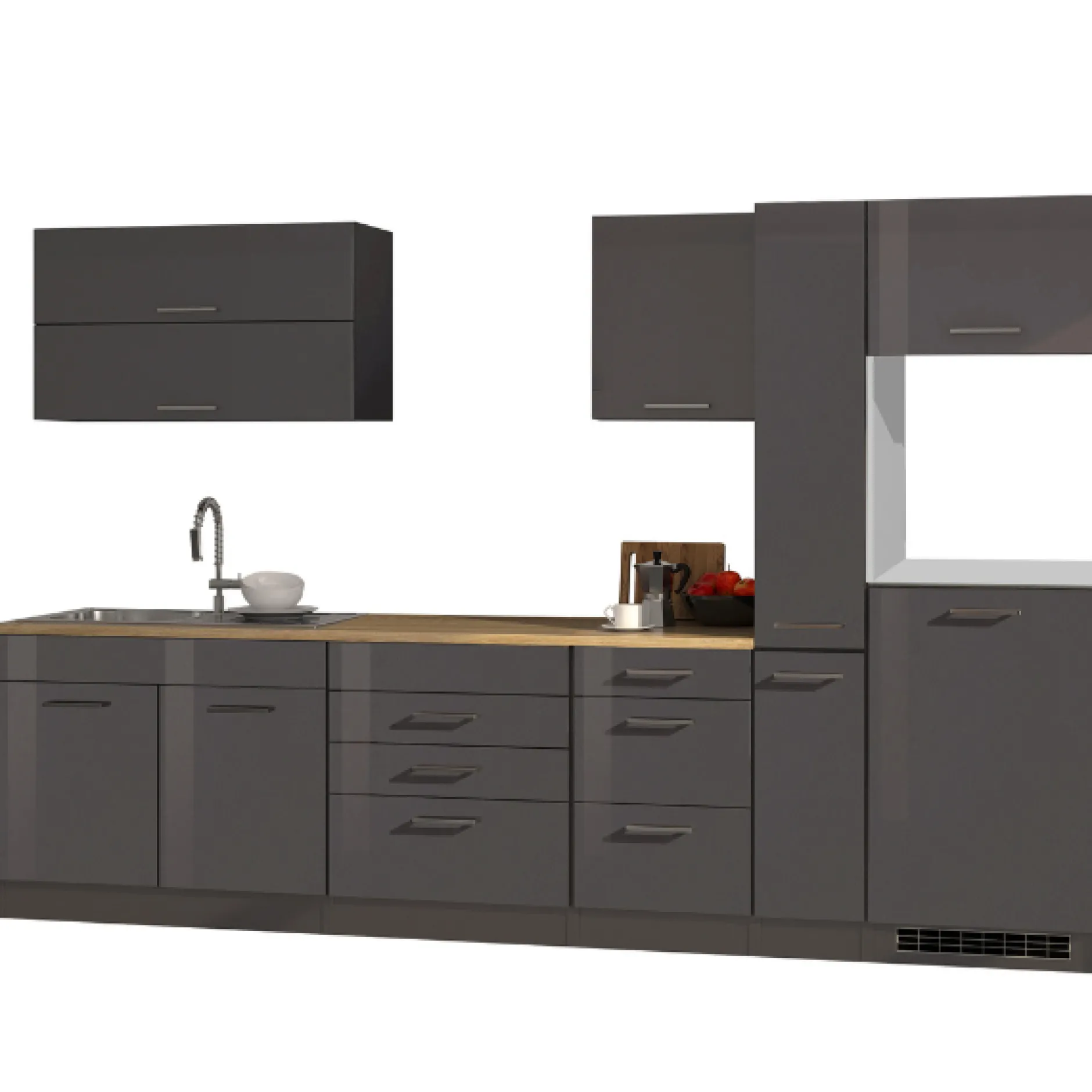 Küchenset Mailand | Geräte nicht enthalten | Sonoma Grey Oak