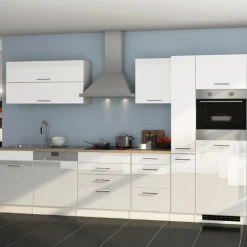 Küchenset Mailand | Geräte nicht enthalten | High Glossy White