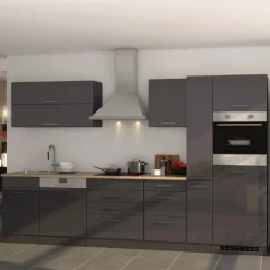 Küchenset Mailand | Geräte nicht enthalten | Sonoma Grey Oak