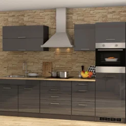 Küchenset Mailand | Geräte nicht enthalten | Sonoma Grey Oak