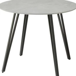 Küchentisch Floris - Ø100x75cm - Betonoptik