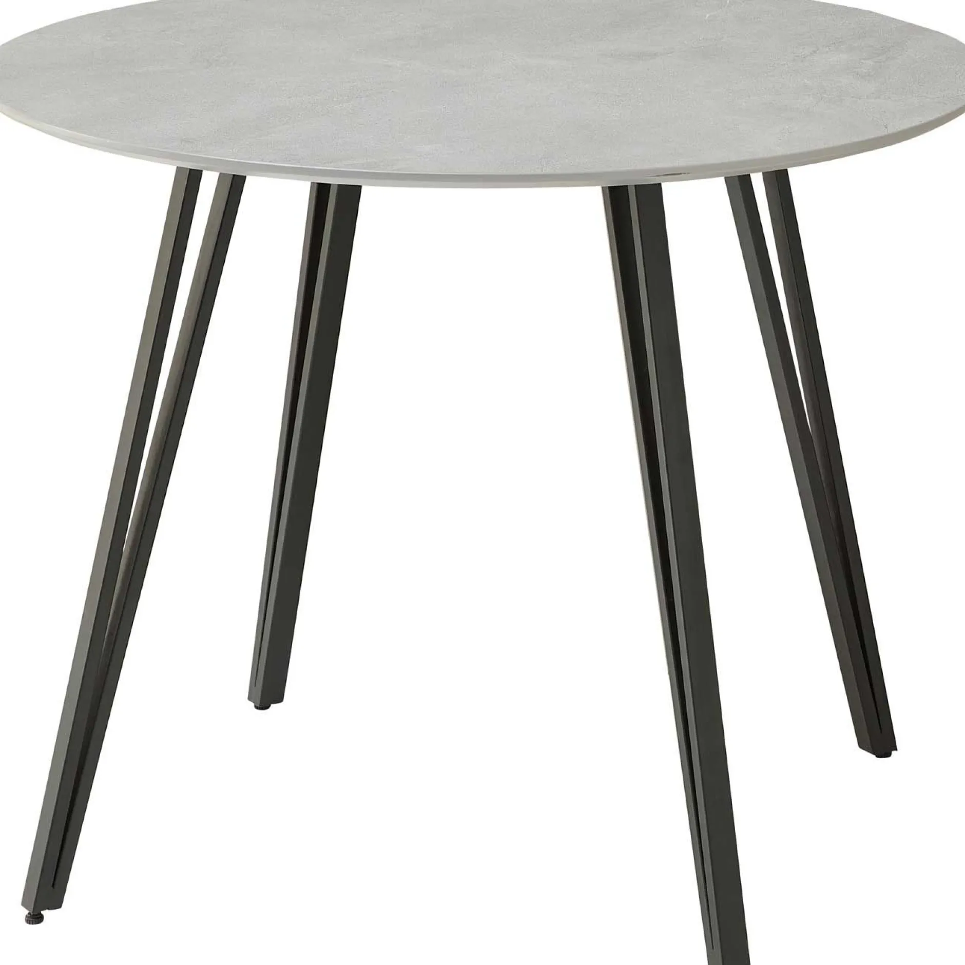 Küchentisch Floris - Ø100x75cm - Betonoptik