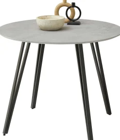 Küchentisch Floris - Ø100x75cm - Betonoptik