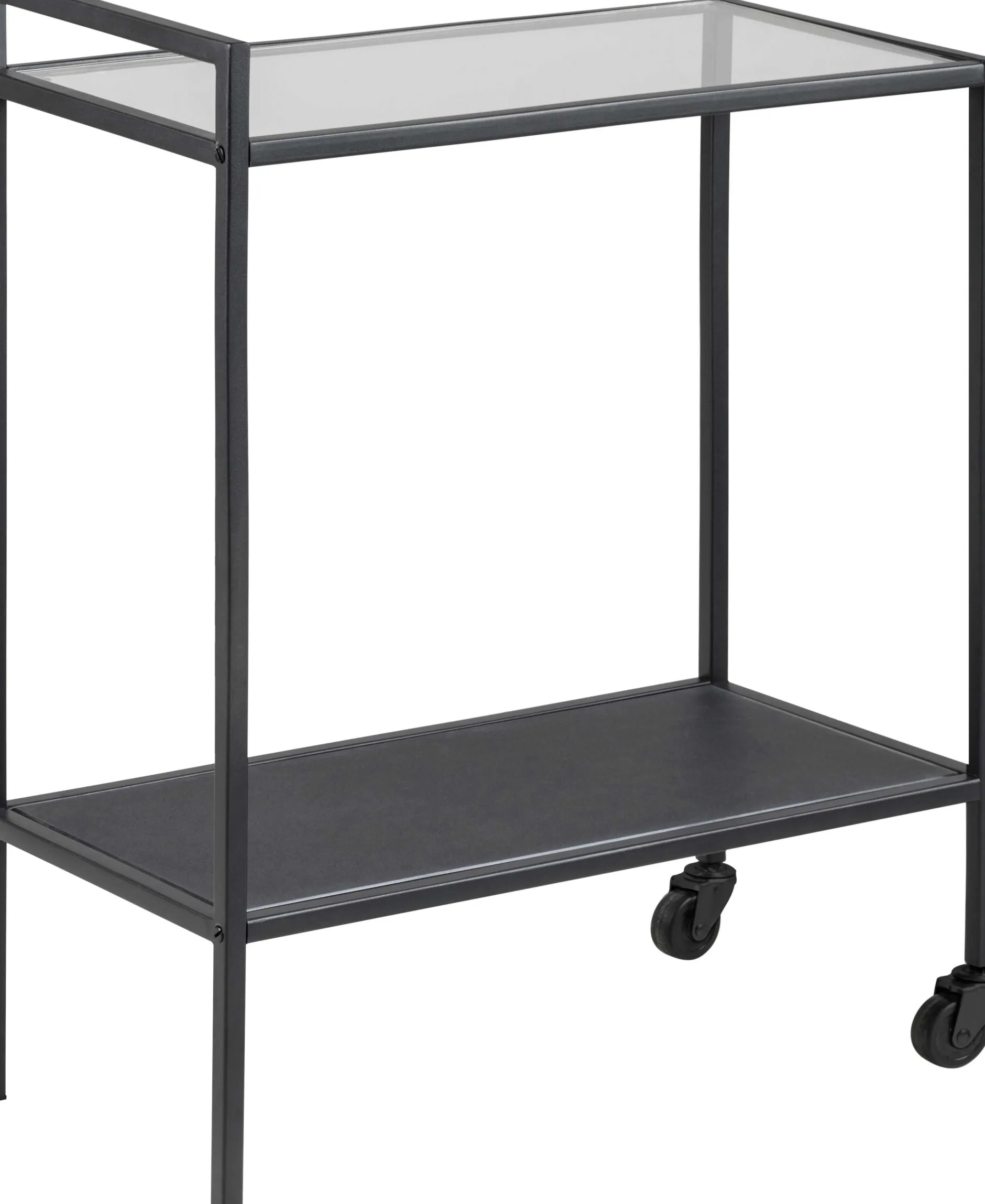 Küchenwagen Dover 60cm - schwarz