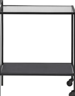 Küchenwagen Dover 60cm - schwarz
