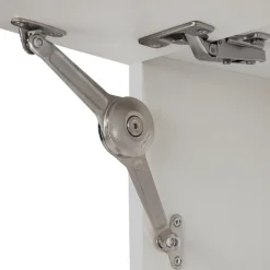 Küchenzeile in L-Form Sorrella 270cm mit Platz für Backofen, Geschirrspüler und Kühlschrank - anthrazit/ocker