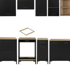 Küchenzeile Manchester | Geräte nicht inbegriffen | Helvezia Oak Design
