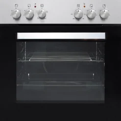 Küchenzeile Ragnar 220cm mit Backofen und Geschirrspüler - Hochglanz weiß