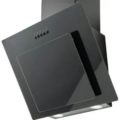 Küchenzeile Ragnar 290cm mit Backofen und Kühlschrank - Hochglanz anthrazit