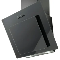 Küchenzeile Ragnar 330cm mit Backofen, Mikrowelle und Kühlschrank - Hochglanz anthrazit