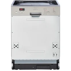 Küchenzeile Ragnar 340cm mit Backofen, Mikrowelle, Geschirrspüler und Kühlschrank - hochglänzend weiß