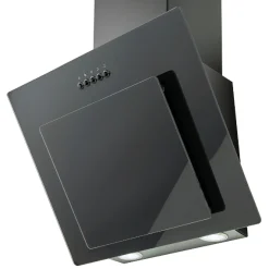 Küchenzeile Ragnar 340cm mit Backofen, Mikrowelle, Geschirrspüler und Kühlschrank - anthrazit hochglanz