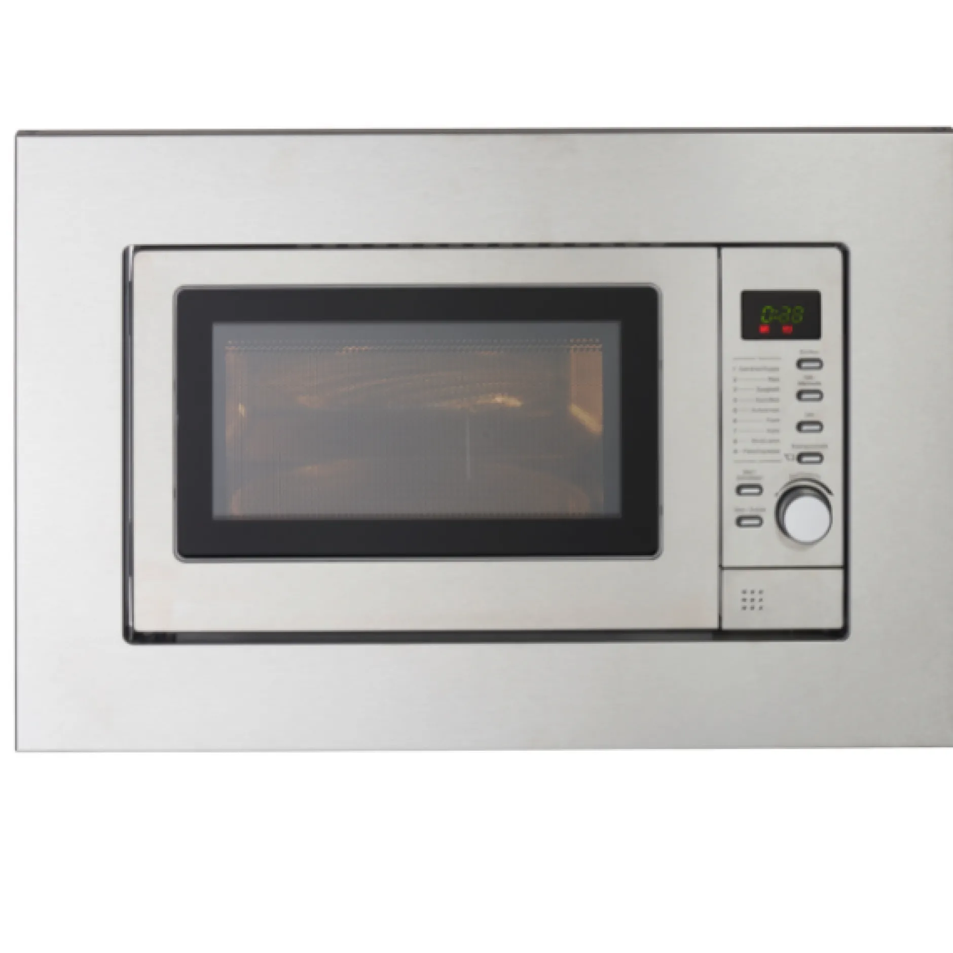 Küchenzeile Ragnar 370cm mit Backofen, Mikrowelle, Geschirrspüler und Kühlschrank - hochglänzend weiß