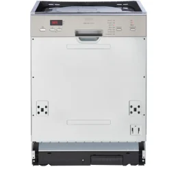 Küchenzeile Ragnar 370cm mit Backofen, Mikrowelle, Geschirrspüler und Kühlschrank - hochglänzend weiß