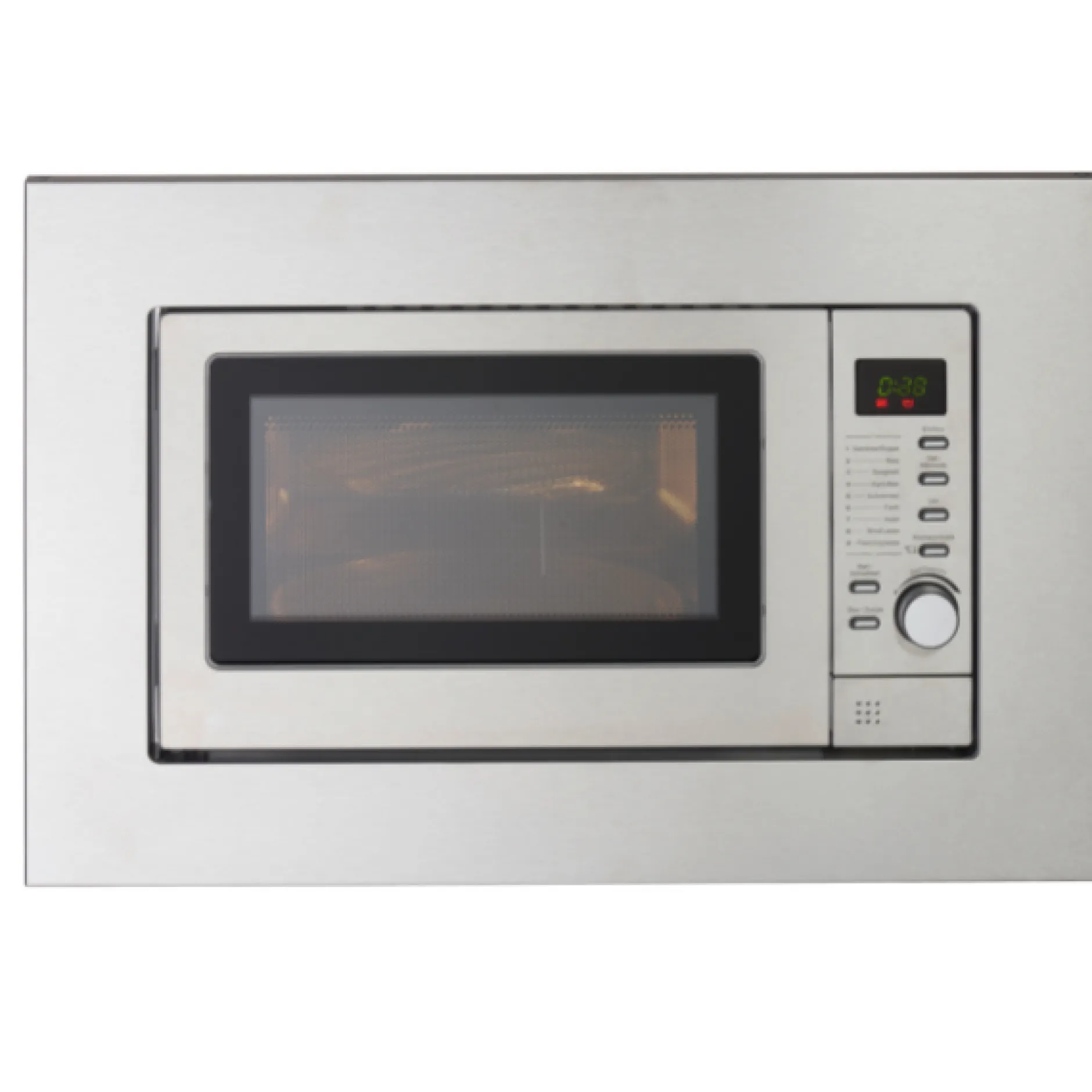 Küchenzeile Ragnar 370cm mit Backofen, Mikrowelle, Geschirrspüler und Kühlschrank - hochglänzend weiß
