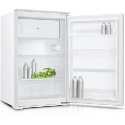 Küchenzeile Ragnar 310cm mit Geschirrspüler, Backofen und Kühlschrank - hochglänzend weiß