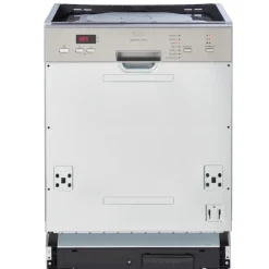 Küchenzeile Ragnar 310cm mit Geschirrspüler, Backofen und Kühlschrank - hochglänzend weiß