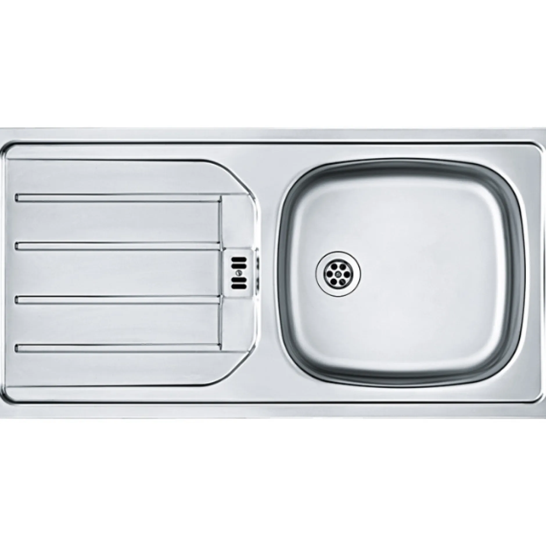 Küchenzeile Ragnar 300cm mit Geschirrspüler, Kühlschrank und Backofen - hochglänzend weiß