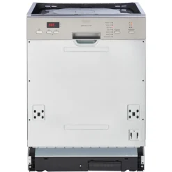 Küchenzeile Ragnar 330cm mit Geschirrspüler, Backofen und Kühlschrank - hochglänzend weiß