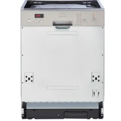 Küchenzeile Ragnar 340cm mit Geschirrspüler, Backofen und Kühlschrank - Hochglanz anthrazit
