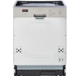 Küchenzeile Ragnar 330cm mit Kühlschrank, Backofen und Geschirrspüler - Hochglanz anthrazit